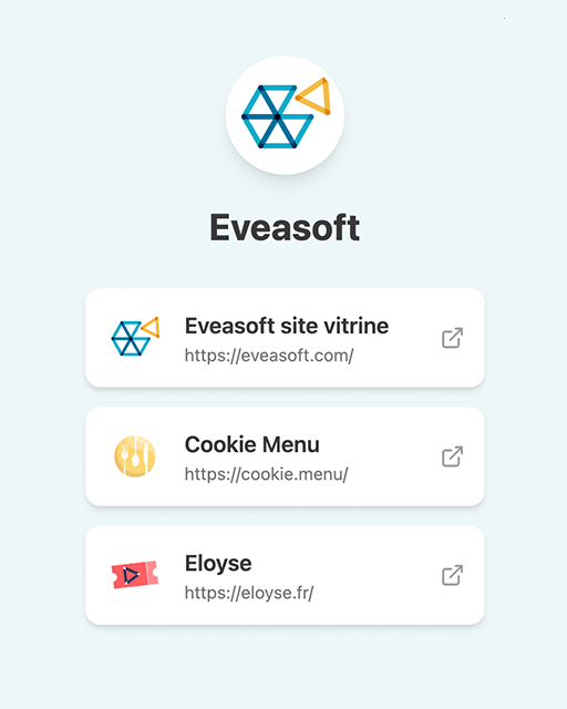 Aperçu des paramètres de la page de liens